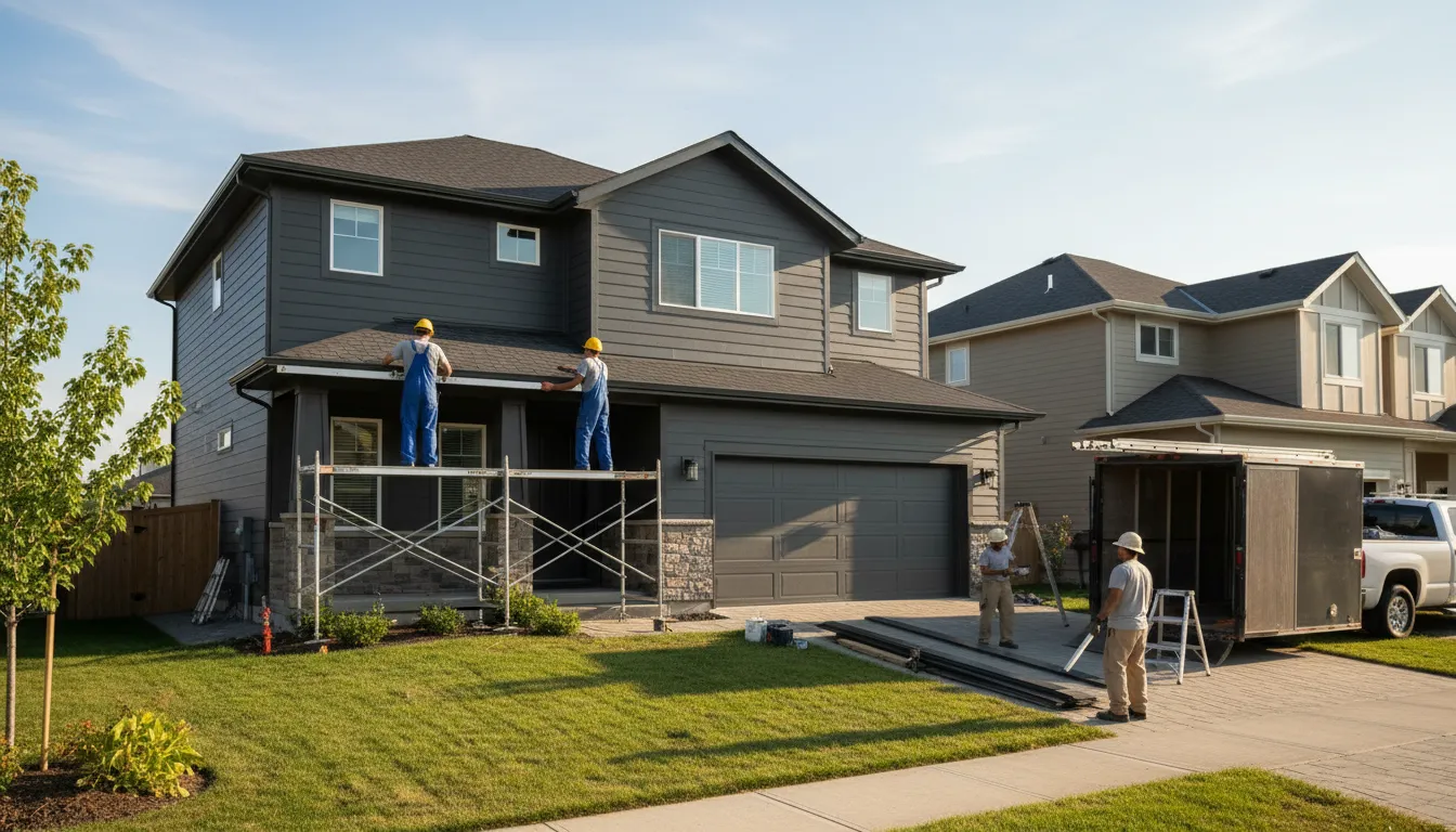 Siding in Burton