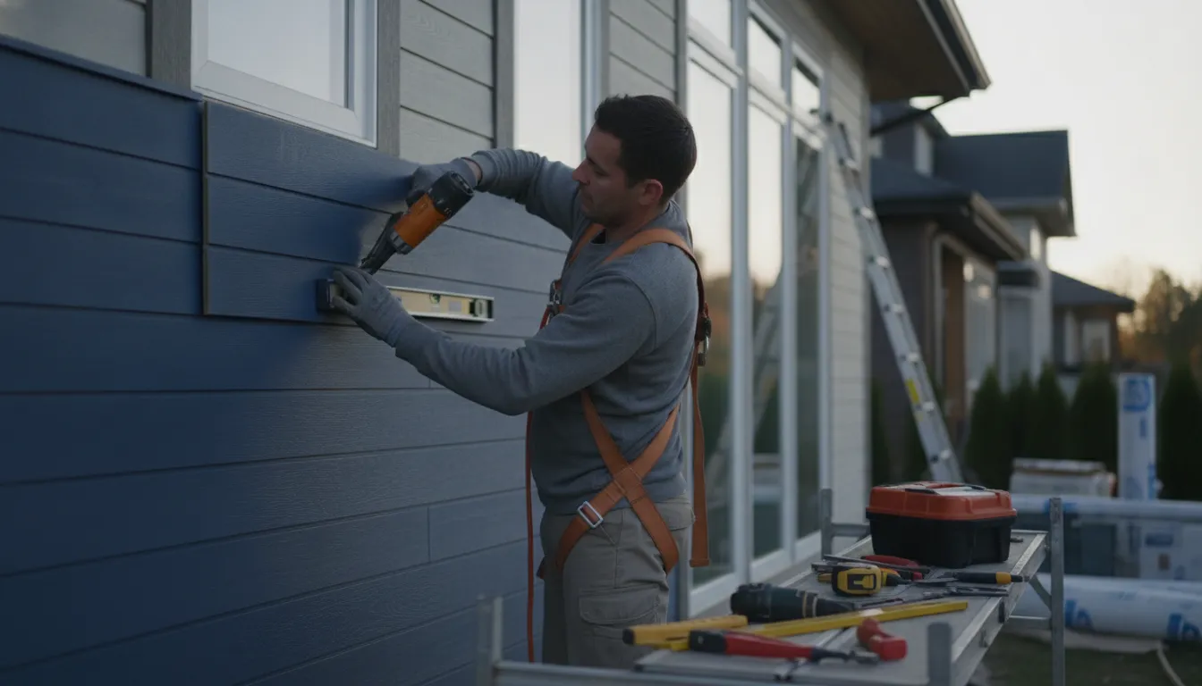 Siding in Burton